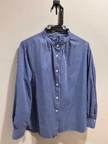 새상품급 dressterior 셔츠 블라우스 F 블루 계열