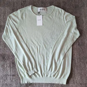 기간 한정 [택 포함 새상품] ROPE 민트 그린 긴팔 니트 스웨터