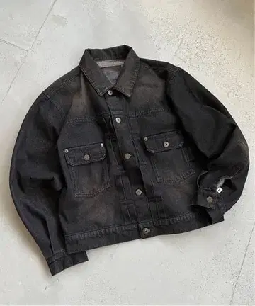 Perushu 빈티지 라이크 데님 자켓 M