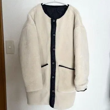 멜로즈 TAION 리버서블 다운 보아 자켓