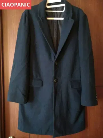 CIAOPANIC 네이비 체스터 코트 M 사이즈