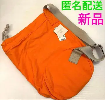 유니클로 JW ANDERSON 드로우 스트링 백 1개 새상품 오렌지