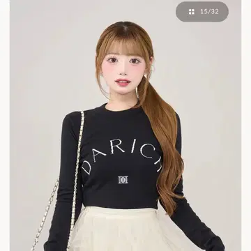 DARCH 로고 니트탑