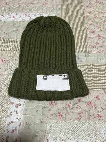 JAM HOME MADE 니트 모자 올리브 그린