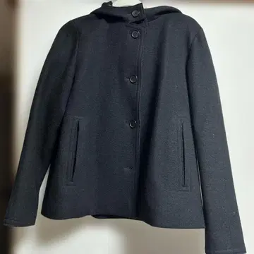 ICB 블랙 후드 부착 자켓