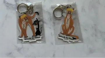 진격의 거인 엘빈 리바이 아크릴 키링