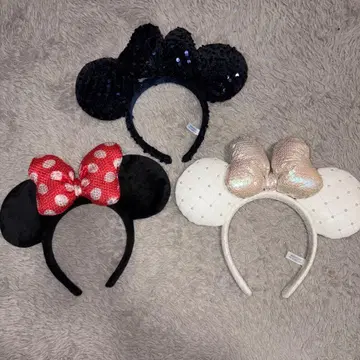 디즈니랜드 미니 머리띠 3종 세트