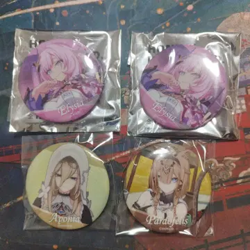 붕괴3rd 엘리시아 캔뱃지 4개 세트