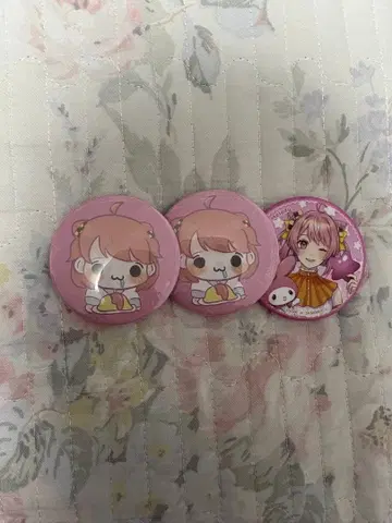 카라피치 노아님 친필 캔뱃지 산리오 캔뱃지