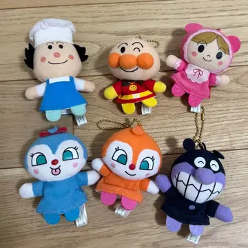 호빵맨 봉제 인형 손가락 인형 6개 세트