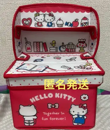 익명 배송 키티 장식장 수납 박스