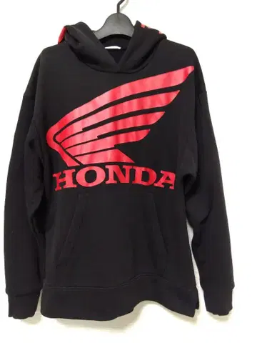 새상품급 HONDA 후드 부착 후드티 블랙/레드