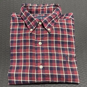 랄프 로렌 체크 셔츠 L 사이즈 플란넬 셔츠 스타일