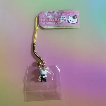 헬로키티 네즈케 신주쿠 버전 도쿄 한정판 스트랩 초레어