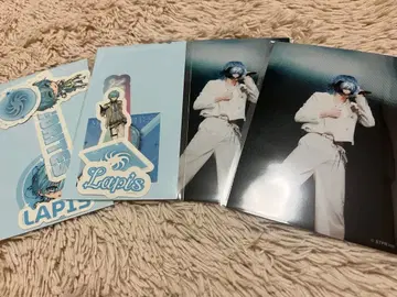 메테오라 Lapis 군 팬미 복권 브로마이드 2장 스티커 세트