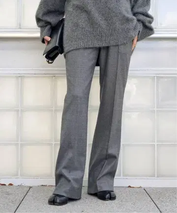 미사용 AP STUDIO 삭소니 울 팬츠 38