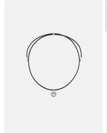 h'eres CETACEA LEATHER CHOKER NECKLACE