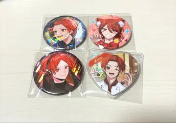 이레이스 리우라 캔뱃지 4개 세트