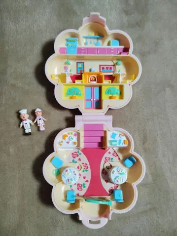 당시물 엔젤포켓 꽃 모양 레스토랑 레트로 BANDAI 레어