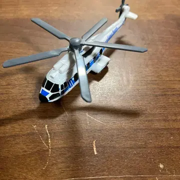 헬리콥터 미니카 화이트 블루
