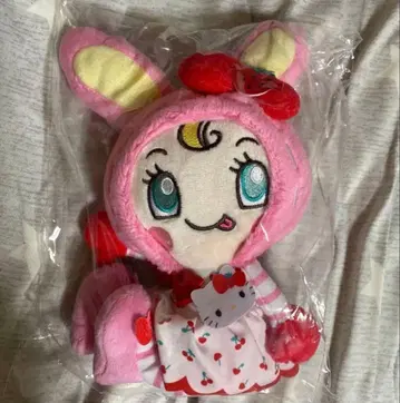 키티 콜라보 베리에 봉제 인형 키링