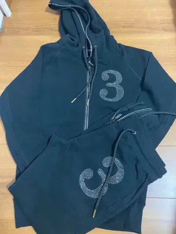 1piu1uguale3 릴렉스 큐빅 후드티 셋업