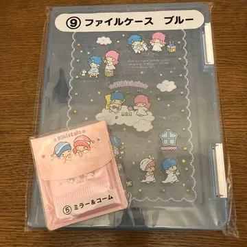 산리오 키키라라 제일복권 파일 케이스&거울&빗