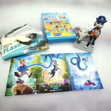 주토피아2 주디 피규어 플랫 미니 파우치 입장 혜택 묶음 판매