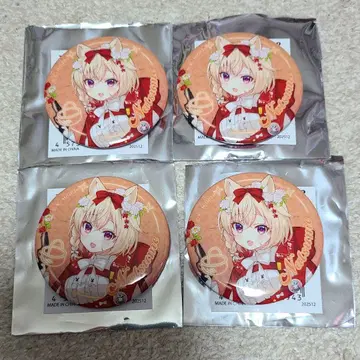 주문토끼 나츠메 캔뱃지 4개 세트