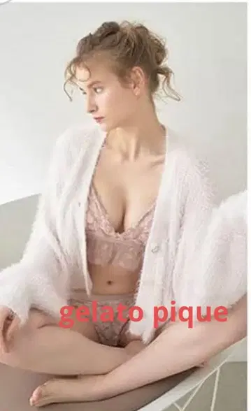 gelato pique 파워스톤 숏 가디건 핑크