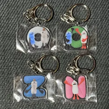 퍼펫 스스 아크릴 키링 4개 세트 GIGO 한정판 즉시 구매