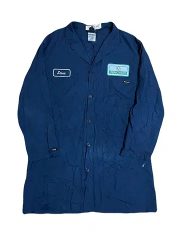 구제 Workrite 워크샵 코트 XL 네이비 빈티지 4