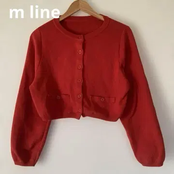 mline 엠라인 포켓 쁘띠 가디건 크롭 가디건