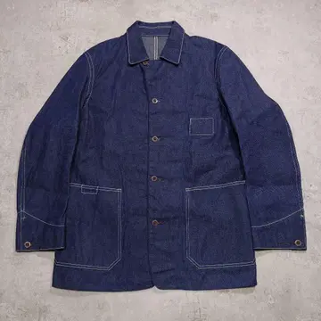 FRANKLIN TAILORED 데님 커버올 다크 네이비 4