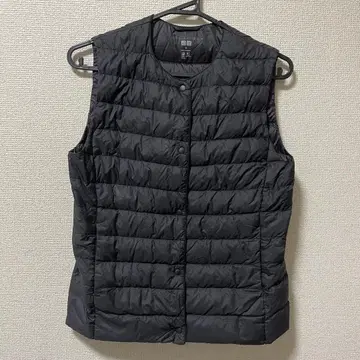 UNIQLO 울트라 라이트 다운 베스트 M 블랙 여성용