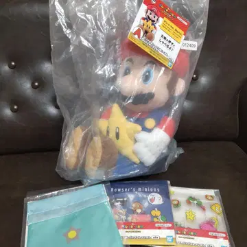 1번 복권 슈퍼 마리오 마리오 봉제 인형 4점 세트