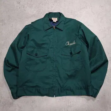 60s LOEVBROS 워크 자켓 라이너 포함 레이온 40