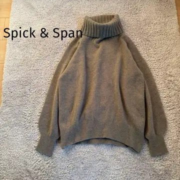 Spick&Span 캐시미어 울 터틀 풀오버