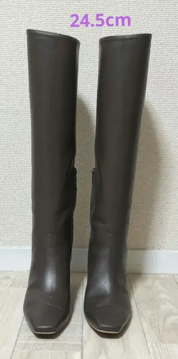 DIANA 새상품급 롱 부츠 다크 브라운 24.5cm