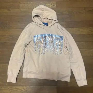 doublet 더블렛 스팽글 후드티