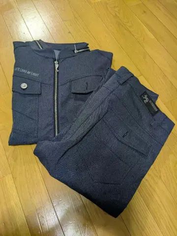 울트라 세븐 작업복 상하의 세트 데님