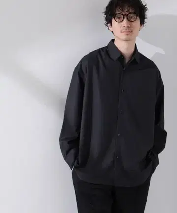 나노 유니버스 빅 드레이프 셔츠 긴팔