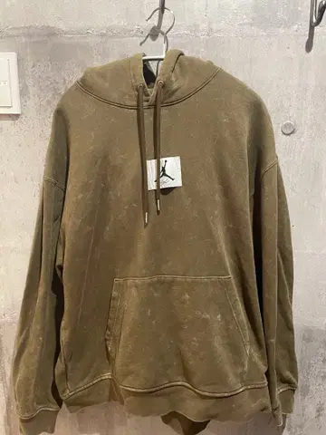 Jordan 올리브 후드 부착 후드티 XXL