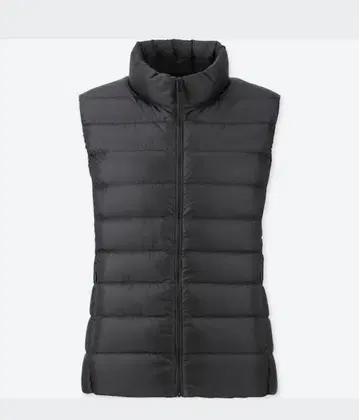 유니클로 울트라 라이트 다운 베스트 여성용 블랙 L 사이즈