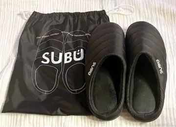 SUBU 겨울 샌들 블랙 28cm