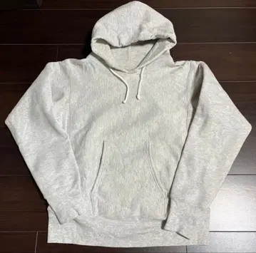 빨간색 택! Champion 그레이 리버스 위브 후드티 M 사이즈 USA