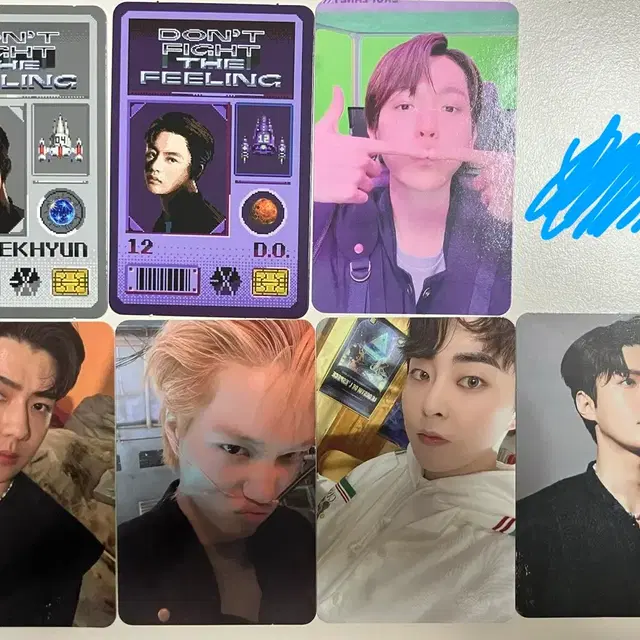 엑소 돈파필 앨범 포토카드 포카 일괄