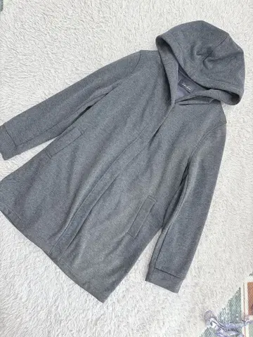 모토마치 제라르 스포츠 후드 부착 속기모 코트