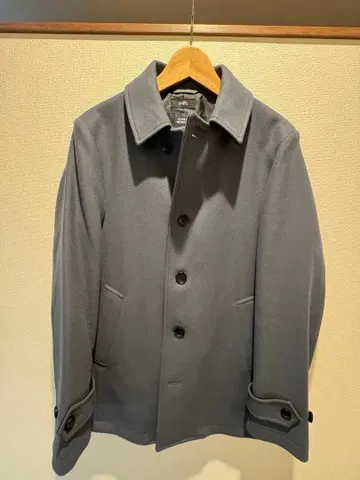 SHIPS 스텐카라 코트 M 그레이 블루