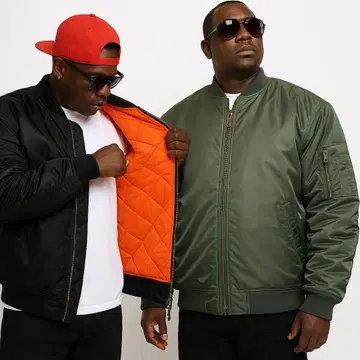 [ MA-1 ] PRO CLUB 플라이트 자켓 골드 지퍼 나일론 원단